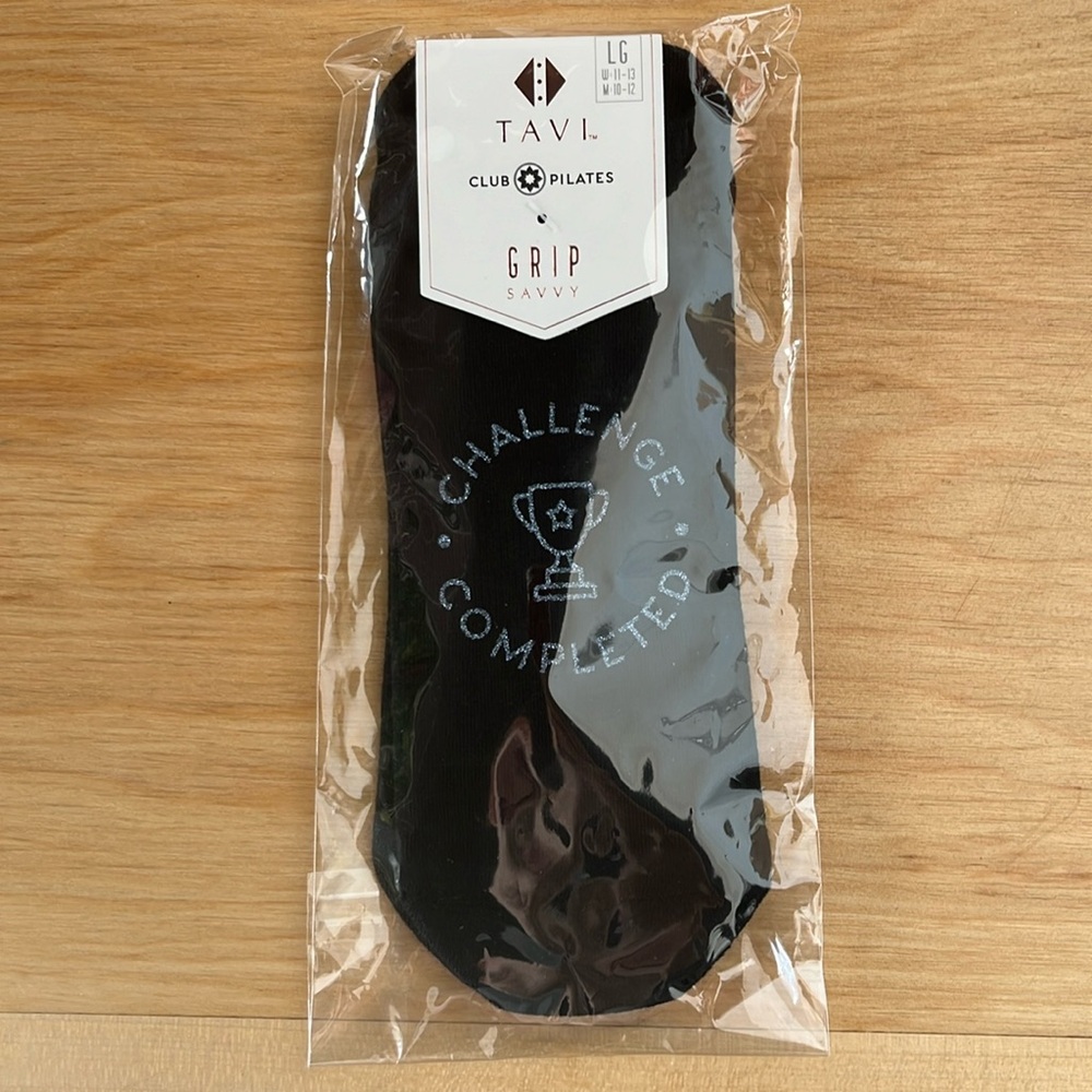 Club Pilates Challenge Completed Grip Sock